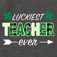 Luckiest Teacher Ever Vector Backpack