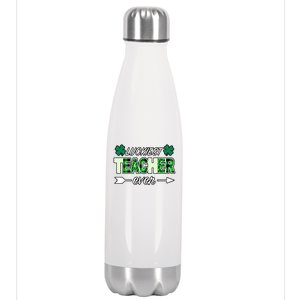 Luckiest Teacher Ever Stainless Steel Insulated Water Bottle