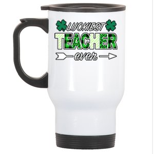 Luckiest Teacher Ever Stainless Steel Travel Mug