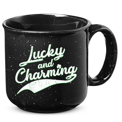 Lucky and Charming St Patrick's Day 15oz Campfire Ceramic Mug