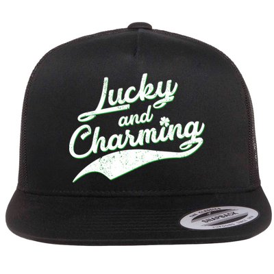 Lucky and Charming St Patrick's Day Flatbill Hat