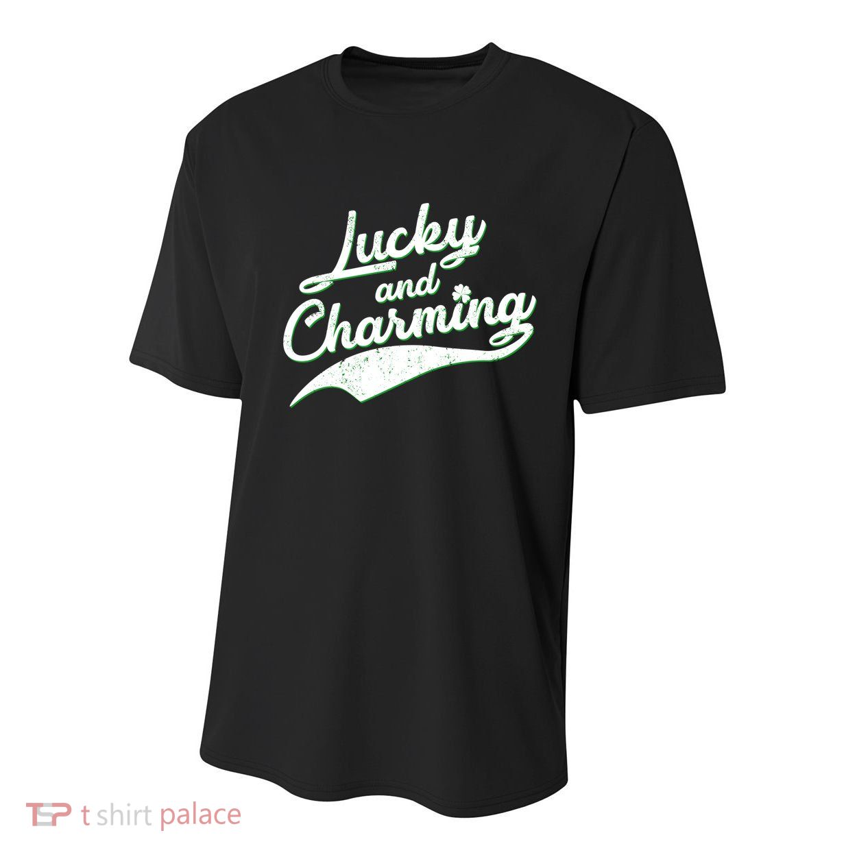 Lucky and Charming St Patrick's Day Youth Performance Sprint T-Shirt