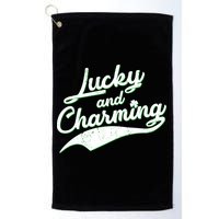 Lucky and Charming St Patrick's Day Golf Towel