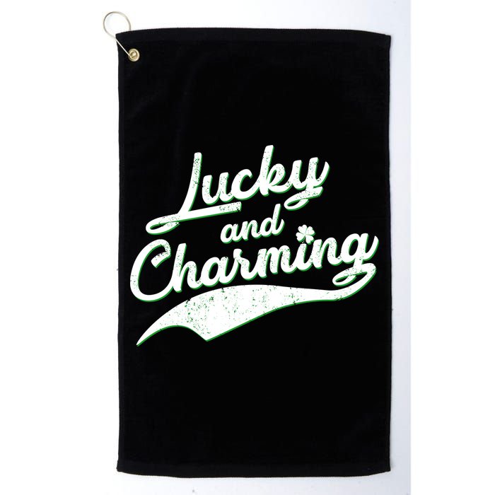 Lucky and Charming St Patrick's Day Golf Towel