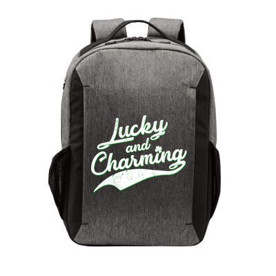 Lucky and Charming St Patrick's Day Vector Backpack