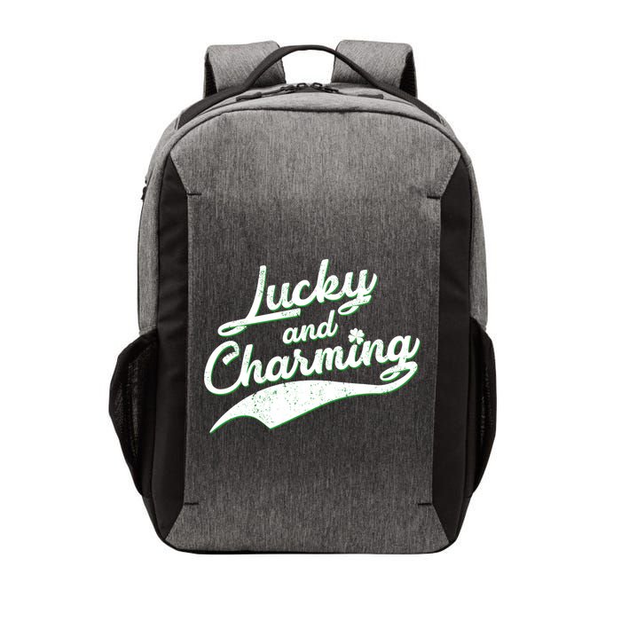 Lucky and Charming St Patrick's Day Vector Backpack