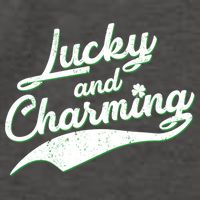 Lucky and Charming St Patrick's Day Vector Backpack