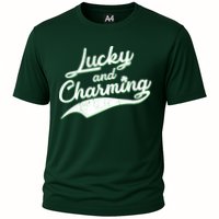 Lucky and Charming St Patrick's Day Cooling Performance Crew T-Shirt