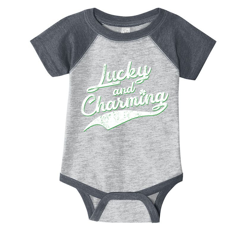 Lucky and Charming St Patrick's Day Infant Baby Jersey Bodysuit