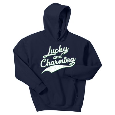 Lucky and Charming St Patrick's Day Kids Hoodie