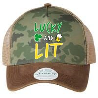Lucky And Lit St. Patrick's Day Legacy Tie Dye Trucker Hat