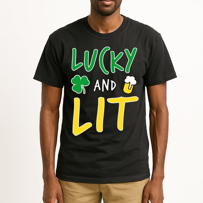 Lucky And Lit St. Patrick's Day Tall T-Shirt
