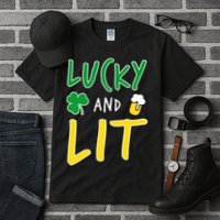 Lucky And Lit St. Patrick's Day Tall T-Shirt