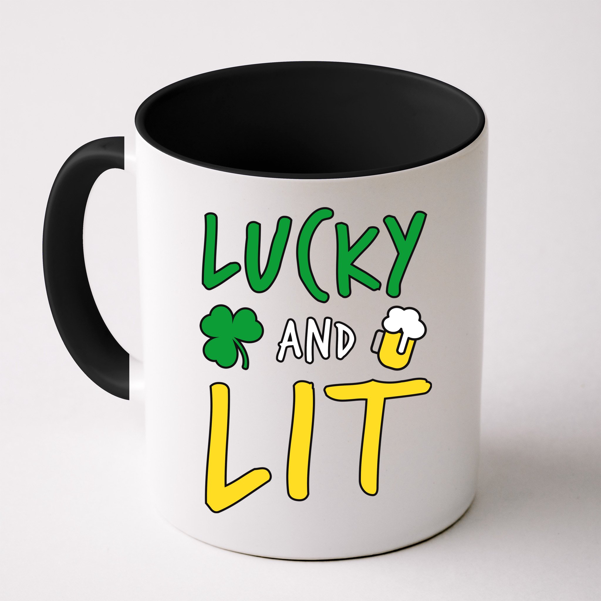 Lucky And Lit St. Patrick's Day Mug