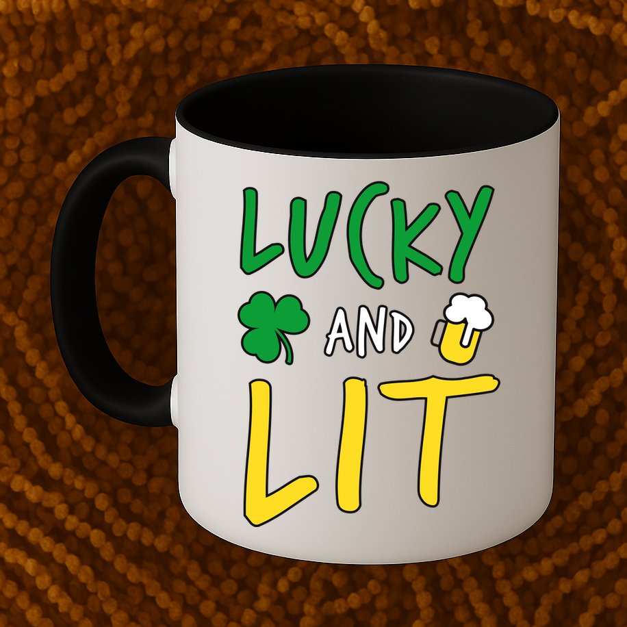 Lucky And Lit St. Patrick's Day Mug