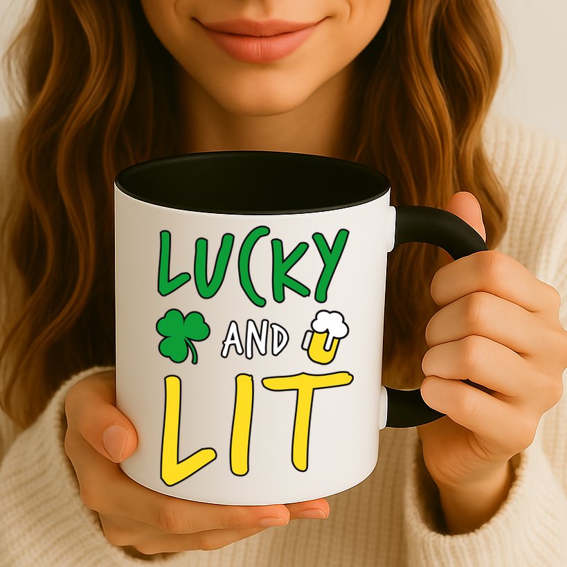Lucky And Lit St. Patrick's Day Mug