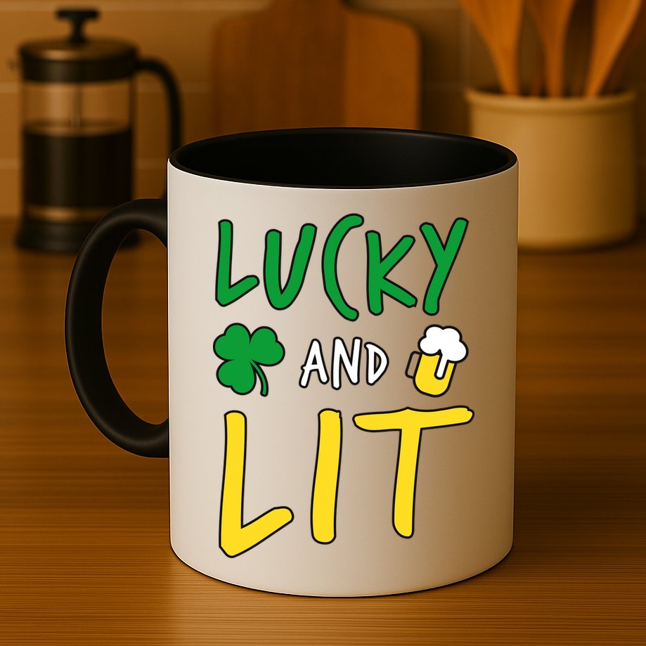 Lucky And Lit St. Patrick's Day Mug