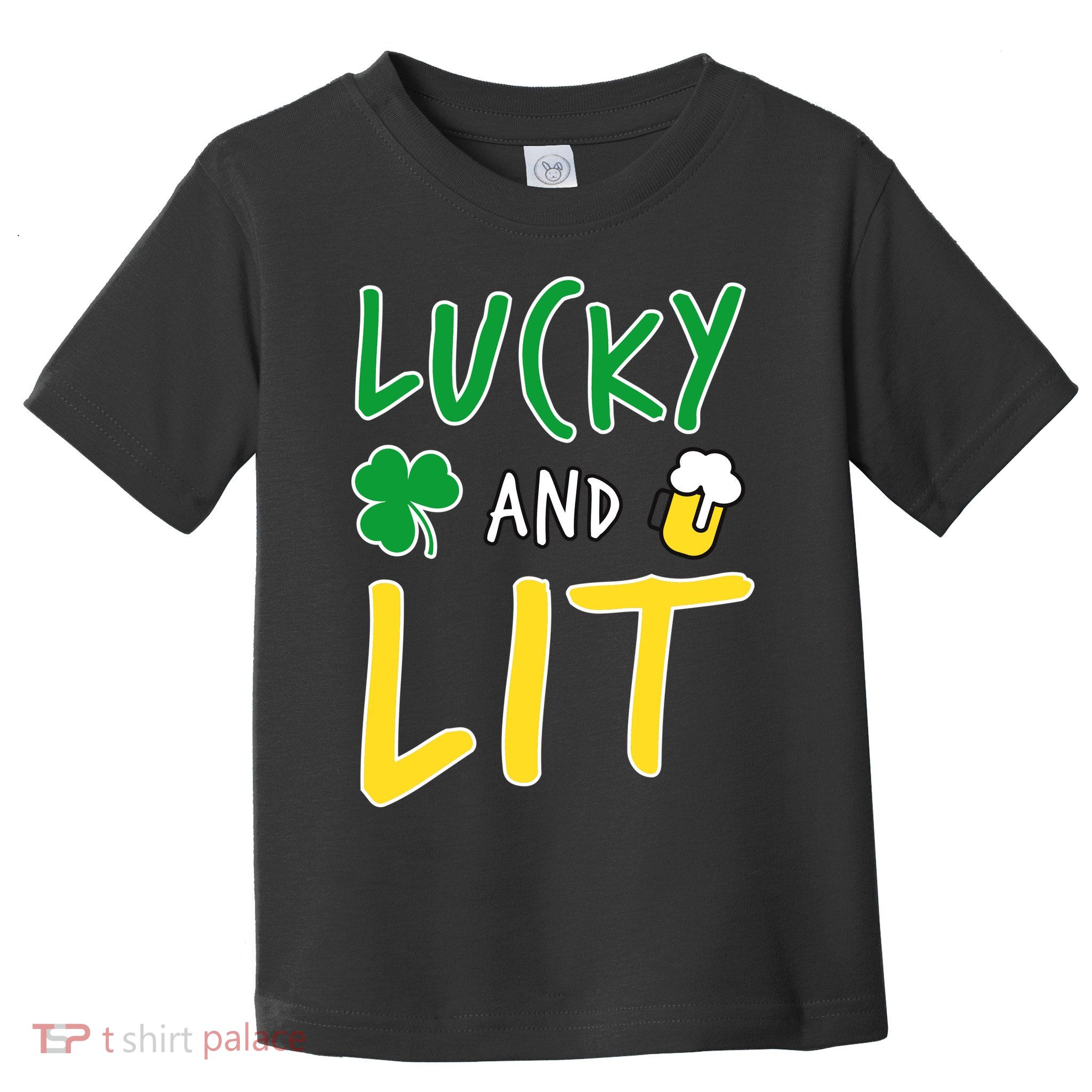 Lucky And Lit St. Patrick's Day Toddler T-Shirt