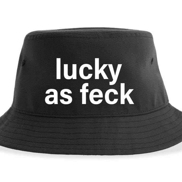 Lucky As Feck Sustainable Bucket Hat