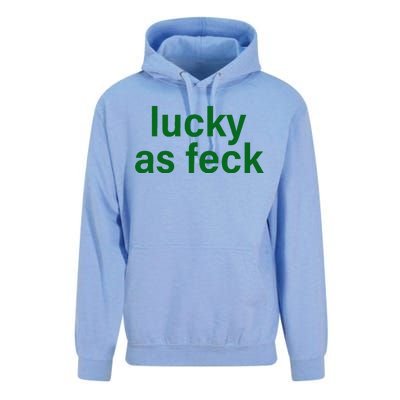 Lucky As Feck Unisex Surf Hoodie