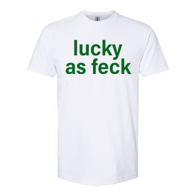 Lucky As Feck Softstyle® CVC T-Shirt