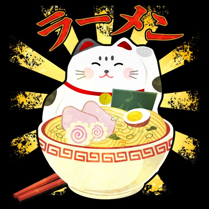 Lucky Cat Ramen Japanese Impact Tech Backpack