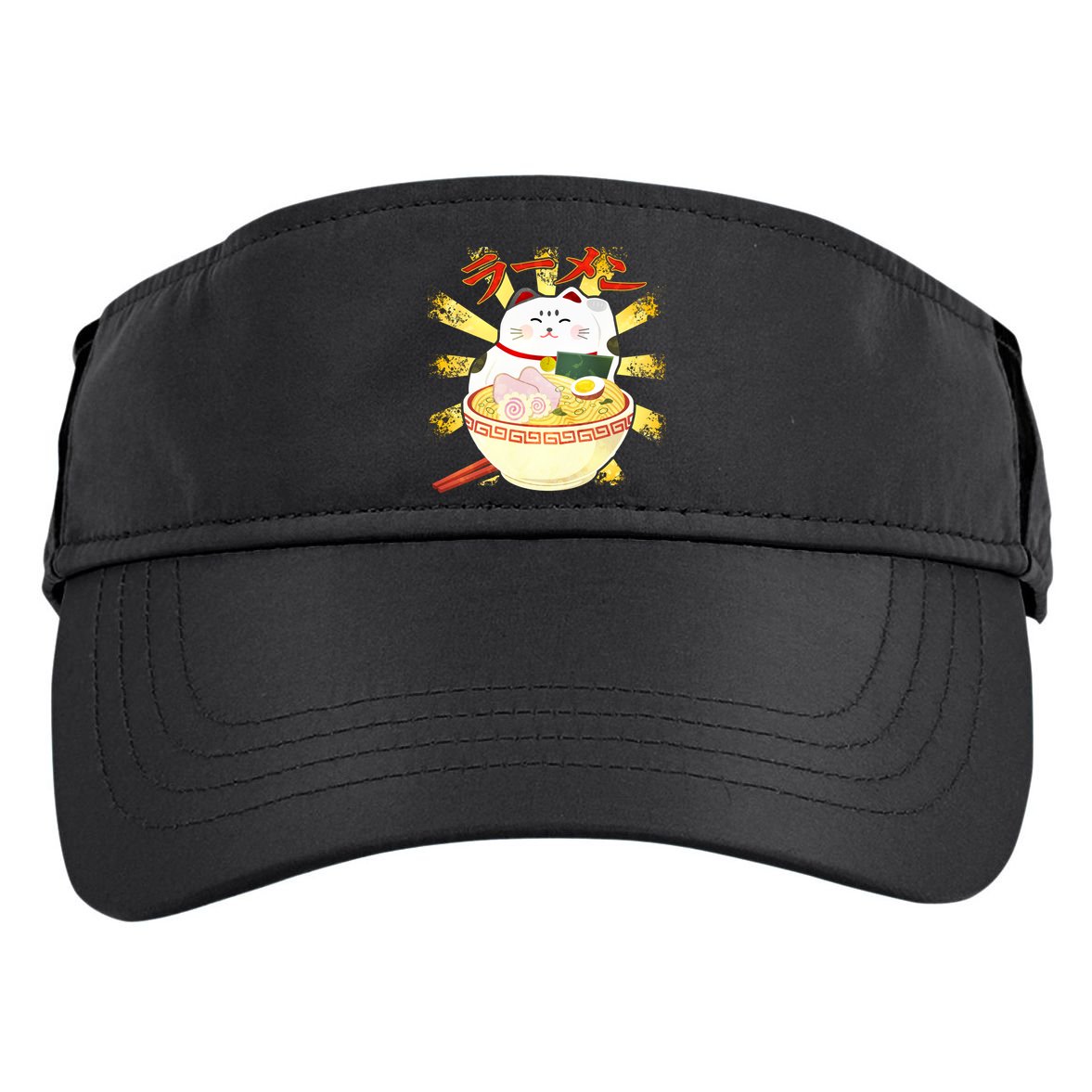 Lucky Cat Ramen Japanese Adult Drive Performance Visor