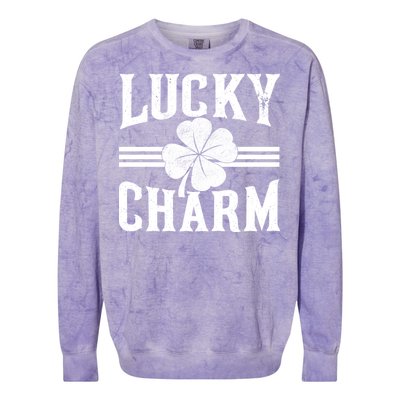 Lucky Charm Clover Colorblast Crewneck Sweatshirt