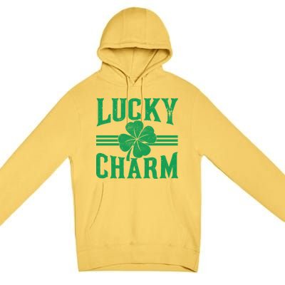 Lucky Charm Clover Premium Pullover Hoodie