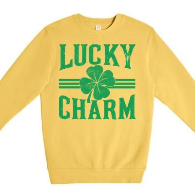 Lucky Charm Clover Premium Crewneck Sweatshirt