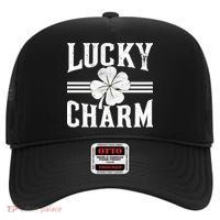 Lucky Charm Clover High Crown Mesh Back Trucker Hat