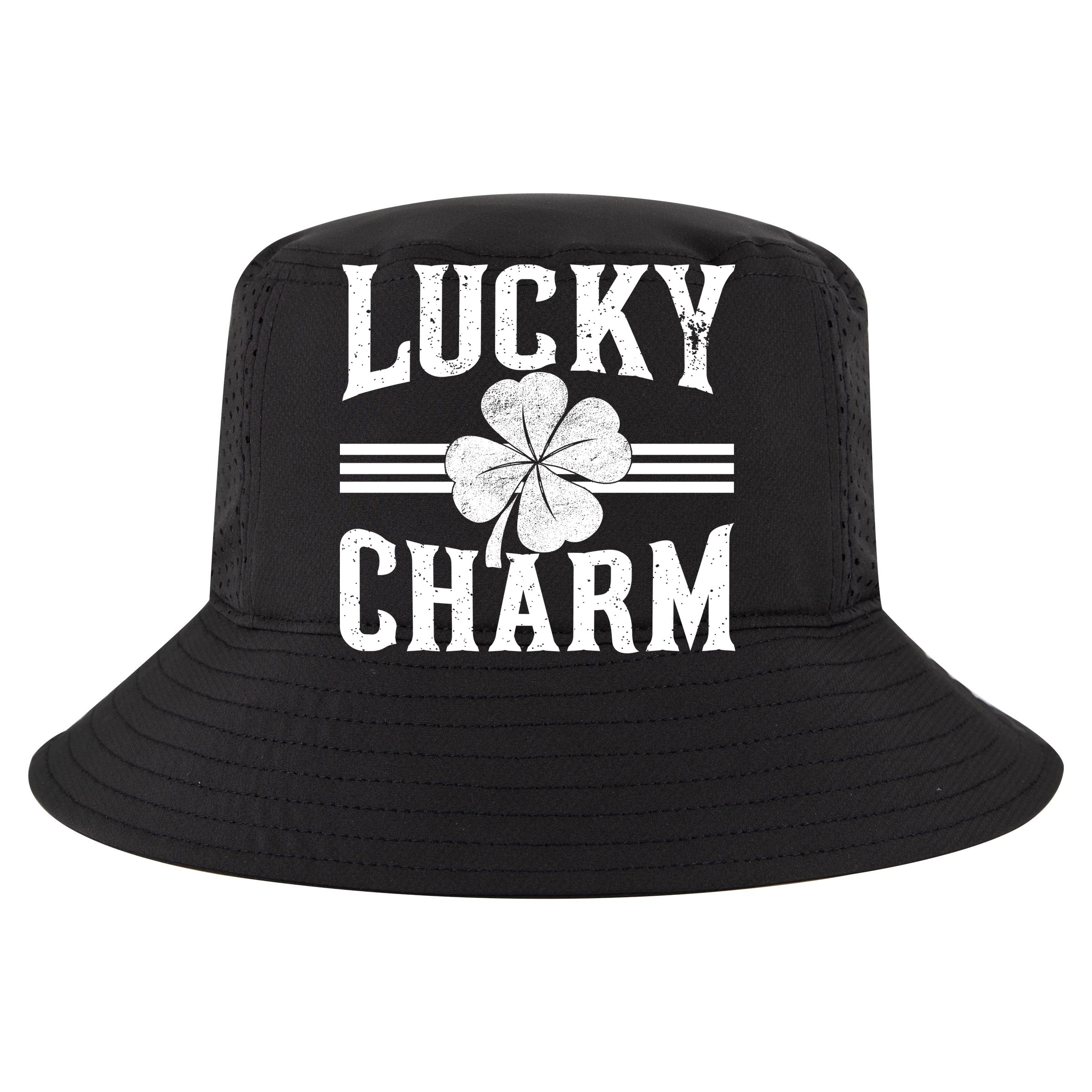 Lucky Charm Clover Sustainable Bucket Hat