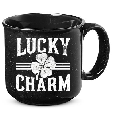 Lucky Charm Clover 15oz Campfire Ceramic Mug