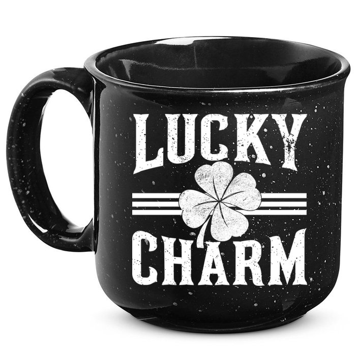 Lucky Charm Clover 15oz Campfire Ceramic Mug