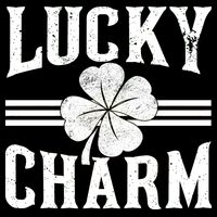 Lucky Charm Clover Pom Pom 12in Knit Beanie