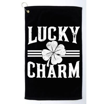 Lucky Charm Clover Platinum Collection Golf Towel