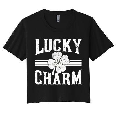 Lucky Charm Clover Crop Top