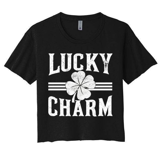 Lucky Charm Clover Crop Top