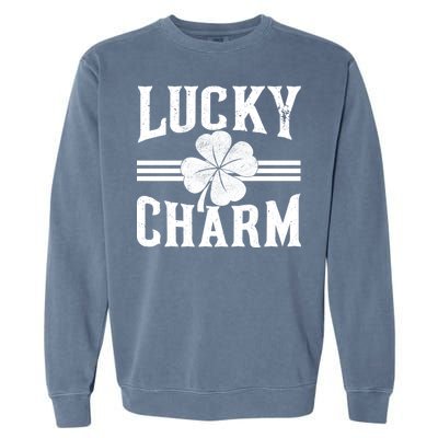 Lucky Charm Clover Garment-Dyed Sweatshirt