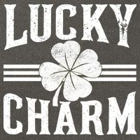 Lucky Charm Clover Cotton Canvas Backpack