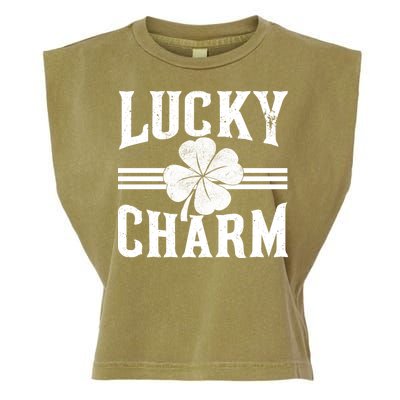 Lucky Charm Clover Garment-Dyed Women's Muscle Tee