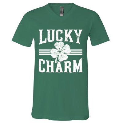 Lucky Charm Clover V-Neck T-Shirt