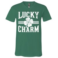 Lucky Charm Clover V-Neck T-Shirt