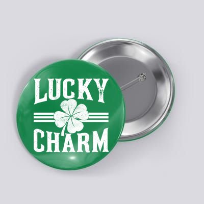 Lucky Charm Clover Button