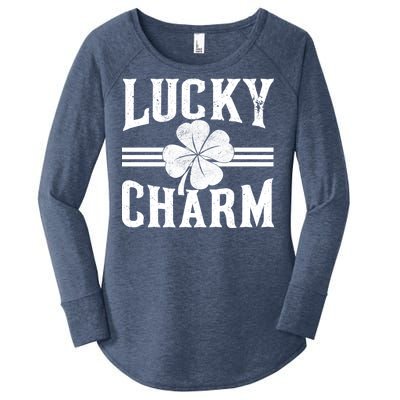 Lucky Charm Clover Women's Perfect Tri Tunic Long Sleeve Shirt