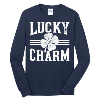 Lucky Charm Clover Tall Long Sleeve T-Shirt