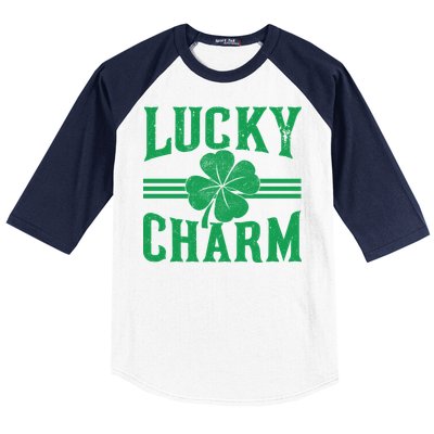 Lucky Charm Clover Baseball Sleeve Shirt