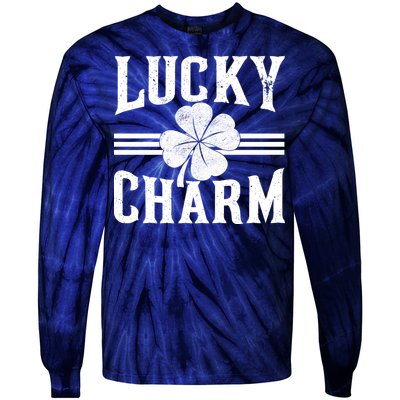 Lucky Charm Clover Tie-Dye Long Sleeve Shirt