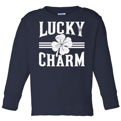 Lucky Charm Clover Toddler Long Sleeve Shirt