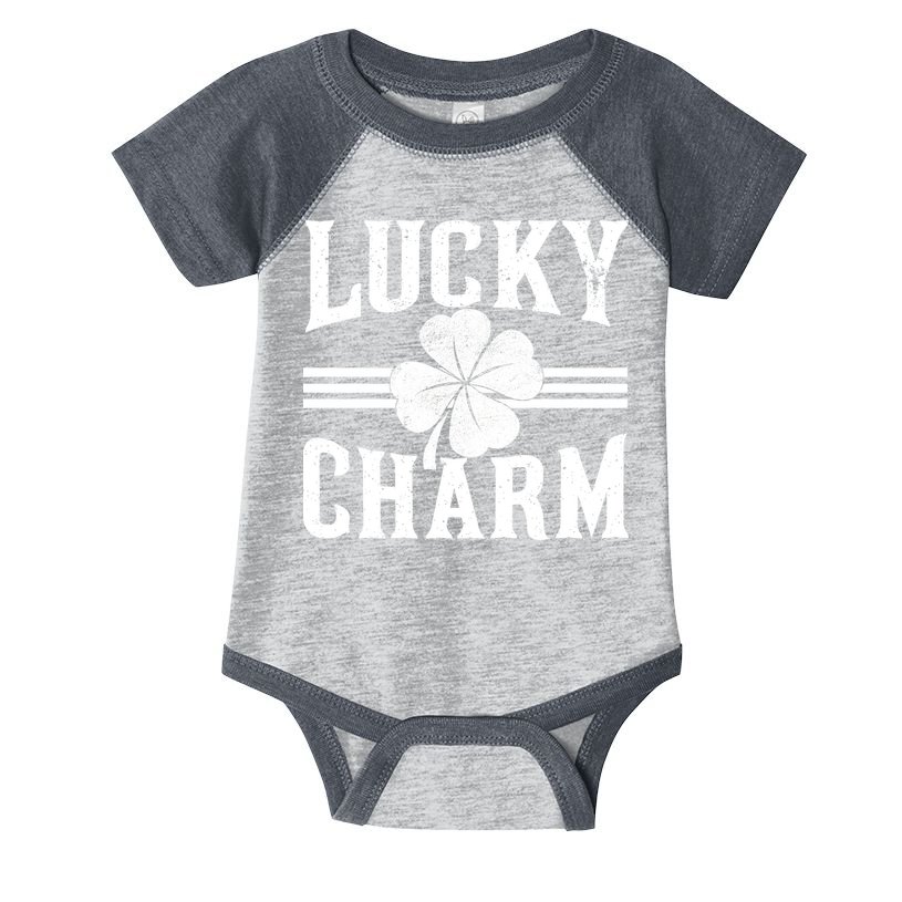 Lucky Charm Clover Infant Baby Jersey Bodysuit
